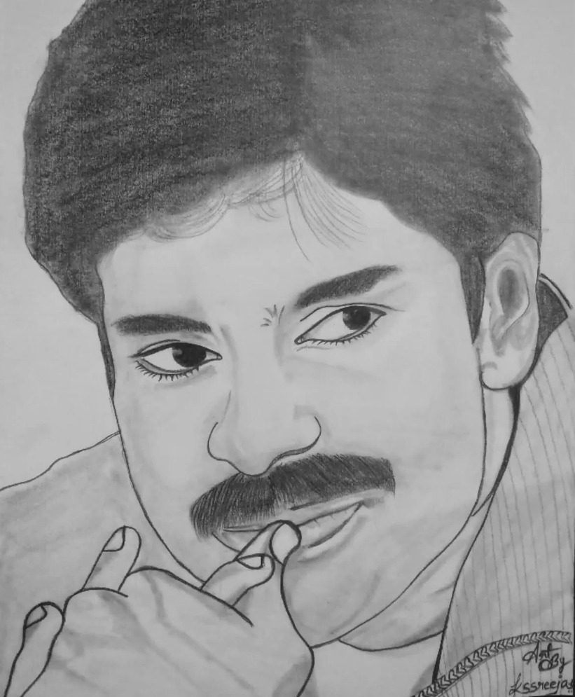 Pencil Sketch of Actor